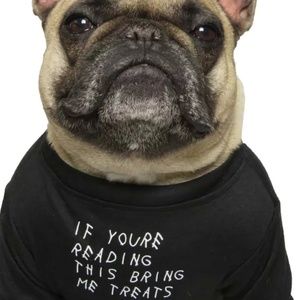 Pawmain Pets "If You're Reading This" Double Sided T-Shirt - XL and M